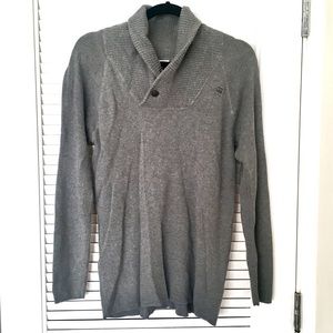 G-Star Raw Gray Cowl Neck Sweater